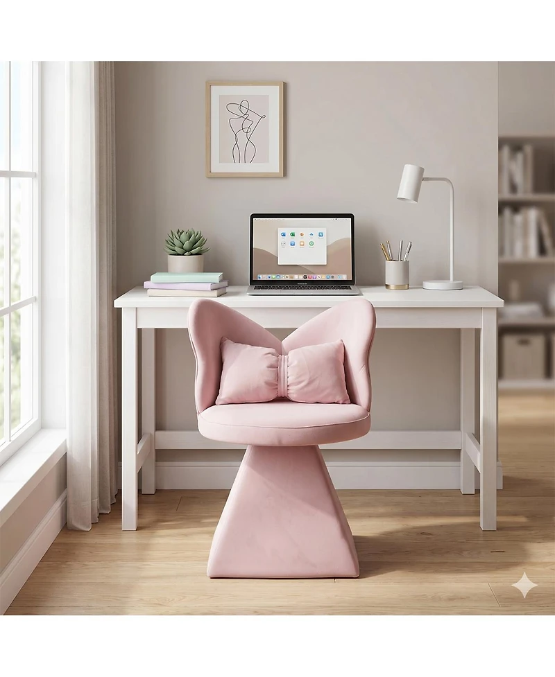 Streamdale Furniture Butterfly Back Swivel Vanity Chair