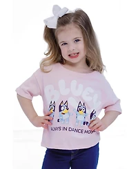 Bluey Girls (5 - 8) Cropped T-Shirt