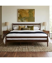 Streamdale Furniture Traditional King Size Pinewood Bed with Headboard and Footboard