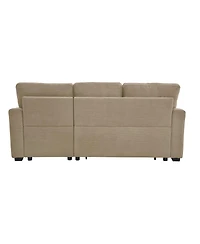 Streamdale Furniture Reversible Sectional Sleeper Sofa with Storage