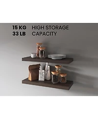 Fm Furniture Set of 2 Iva Floating Shelf