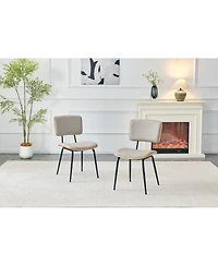 Streamdale Furniture Premium Faux Leather Dining Chairs