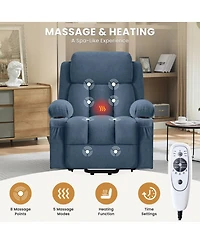 Streamdale Furniture Power Lift Recliner Chair with Heat, Massage