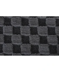 Streamdale Furniture Streamdale Classic Diamond Pattern Fabric Sofa with Elegant Scroll Arms