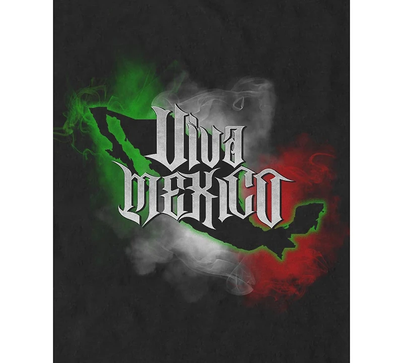 Fifth Sun Men's Viva Mexico Smoke Graphic T-Shirt