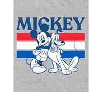Fifth Sun Men's Retro Squad Mickey Graphic T-Shirt