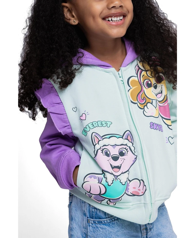 Paw Patrol Toddler Girls (2T-4T) Fleece Zip-Up Hoodie