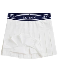 Polo Ralph Lauren Girls' 7-16 Us Open Short-Sleeve Shirt and Pleated Skirt, 2-Piece Set