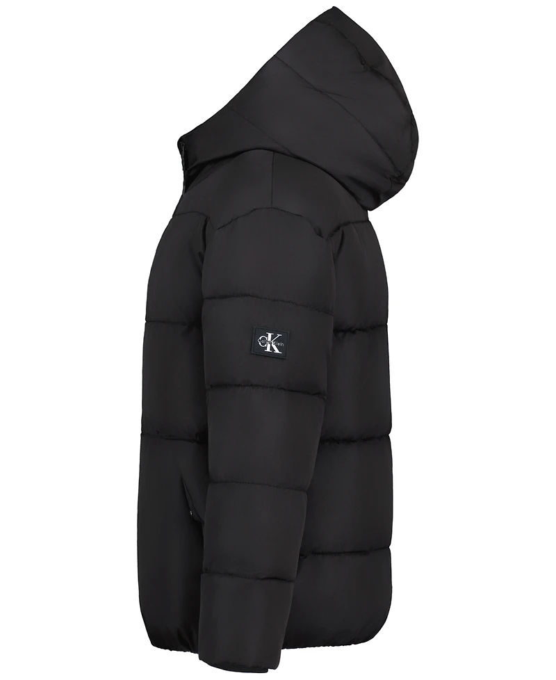Calvin Klein Boys' 4-7 Relaxed-Fit Long-Sleeve Puffer Jacket