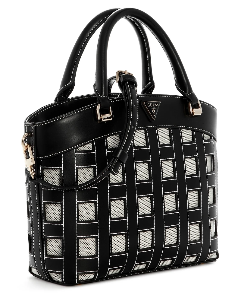 Guess Frankie Small Top Handle Satchel Handbag