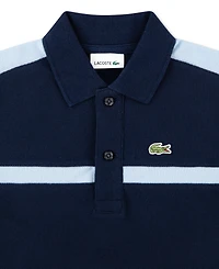 Lacoste Boys' 10-16 Color-Block Short-Sleeve Polo Shirt