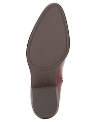 Lucky Brand Women's Leather Almond Toe Ankle Booties