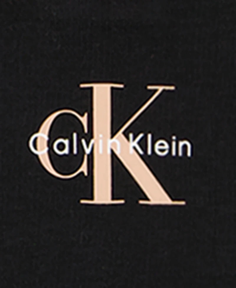 Calvin Klein Girls' 7-16 Monogram Crewneck Sweatshirt