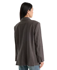 Good American Women's Notch-Lapel Long-Sleeve Blazer