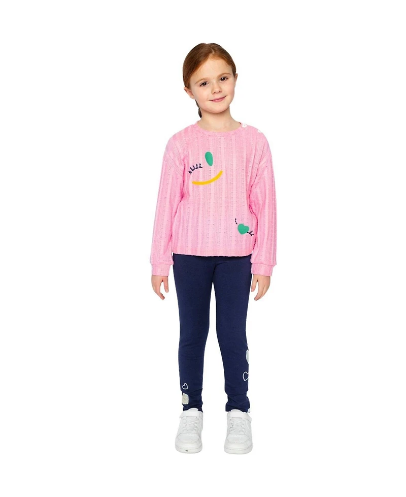 Deux par Deux Big Girls (6 - 14) Cotton Leggings Pant