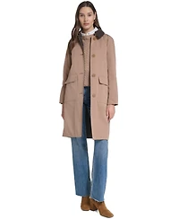 Cole Haan Women's Reversible Balmaccan Coat