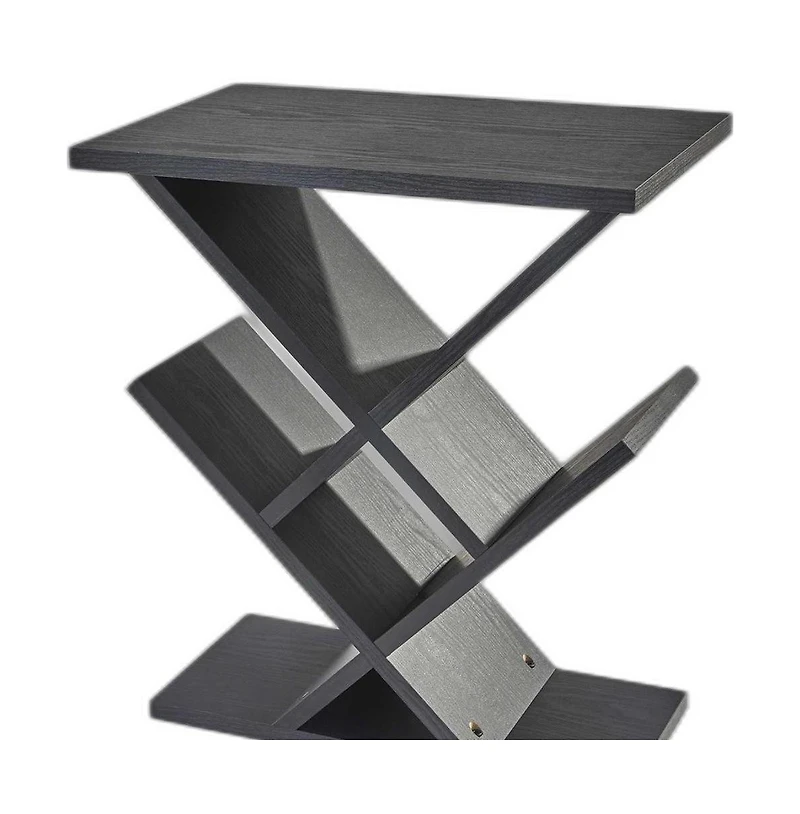 HomeRoots 19" Solid Wood Pedestal Console Table