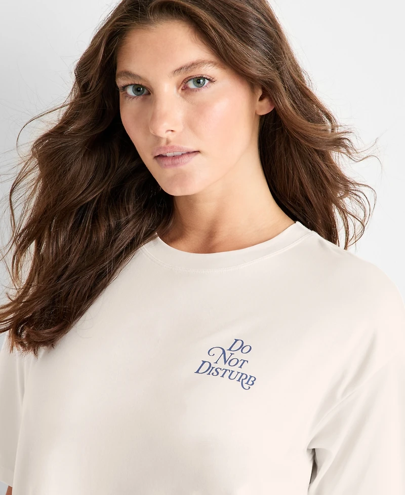 State of Day Women's Short-Sleeve Sleepshirt, Macy's Exclusive