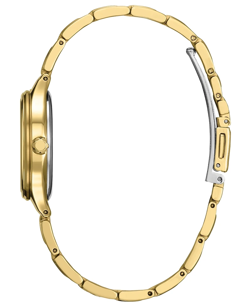 Citizen Women's Disney Stich in Time Gold-Tone Stainless Steel Bracelet Watch 29mm