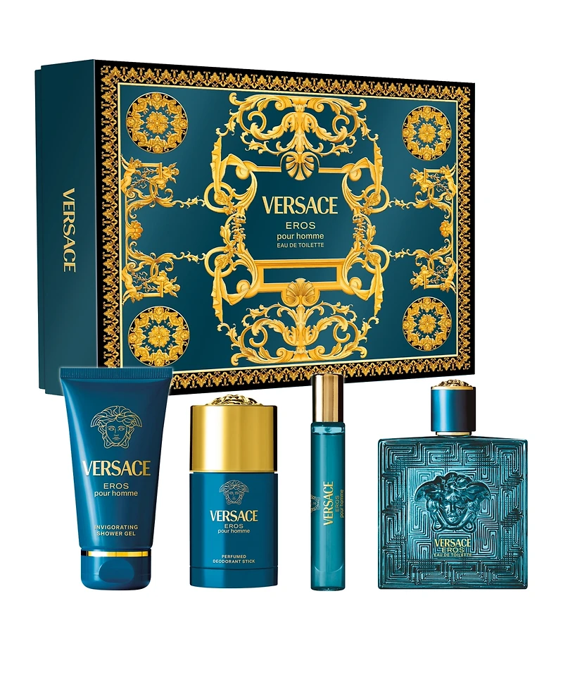 Versace 4-Piece Eros Eau de Toilette Gift Set