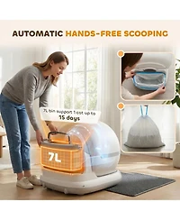 Ruie Automatic Self-Cleaning Cat Litter Box with App Control