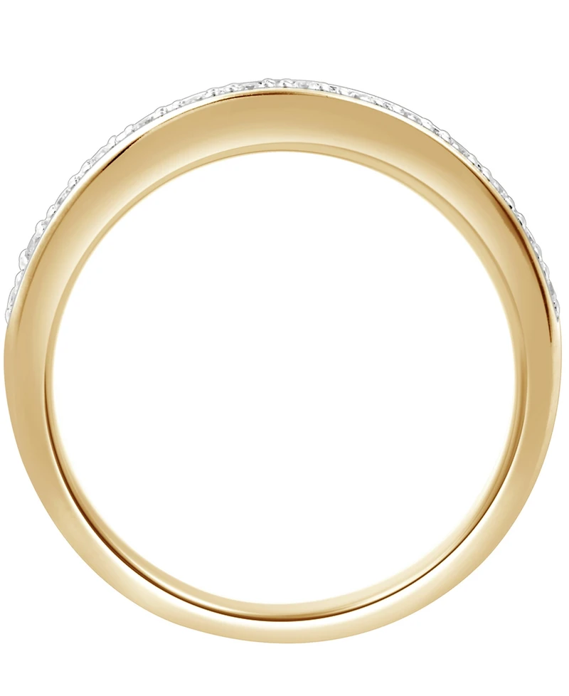 Diamond Band (1/10 ct. t.w.) 18k Gold over Sterling Silver
