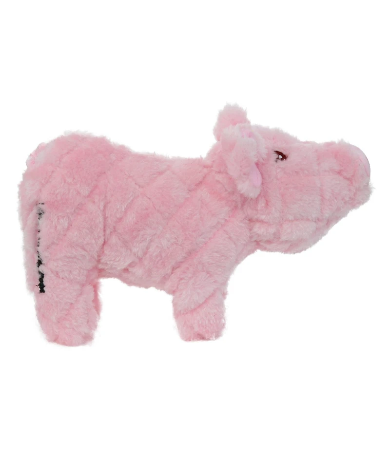 Mighty Farm Piglet, Durable Plush Squeaky Dog Toy