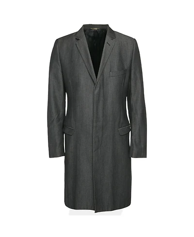 Pre-Owned Dolce & Gabbana Men's Denim Long Coat