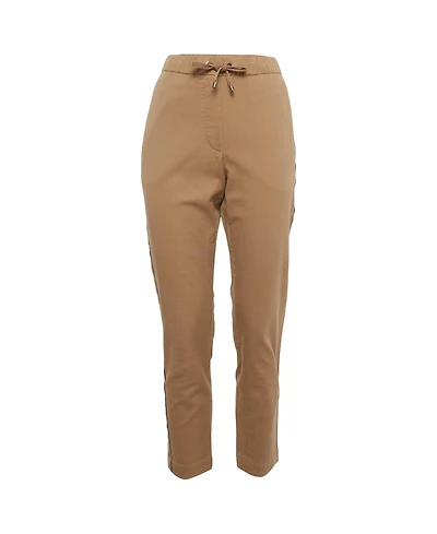 Pre-Owned Brunello Cucinelli Women's Twill Drawstring Trousers