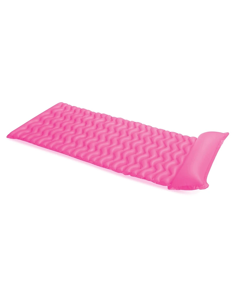 Intex Tote 'N Float Wave Mat Floating Swimming Pool Lounger, 1 Peace Color Varies