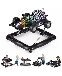 Slickblue Toddler 4-in-1 Push Walker Activity Center Height Adjustable with Music
