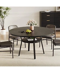 gaomon 47" Round Dining Table for 4