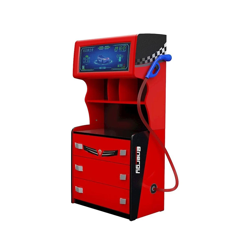 Cilek Kids Room Cilek Gts Ev 3 Drawer Chest with Cabinet, Charging Station Theme