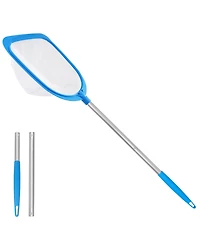 Xdovet Hot Tub Skimmer Net Aluminum Pole Fine Mesh Leaf Debris Pool