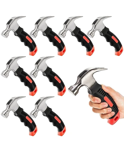 Xdovet Mini Claw Hammer Soft Rubber Stubby Camping Household Tool