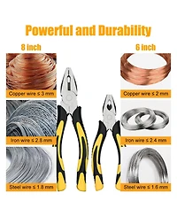 Xdovet Lineman's Pliers Heavy Duty Chrome Vanadium Steel