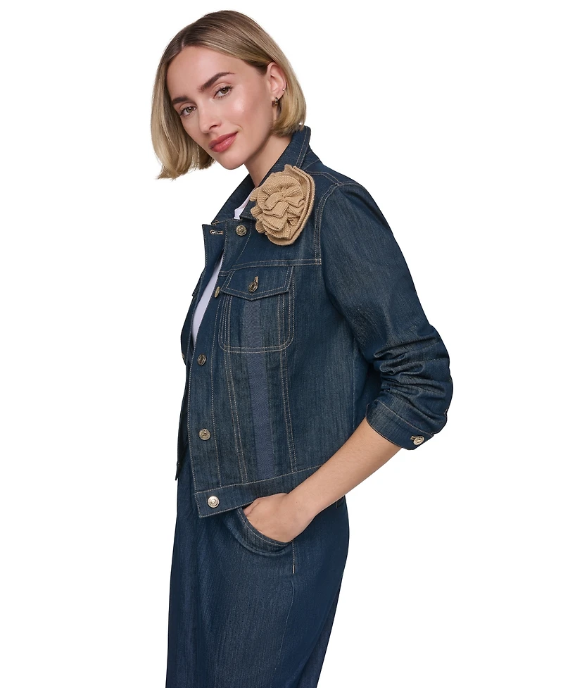Sonia Rykiel Women's Five-Button Front Trucker Jacket