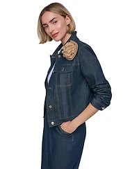 Sonia Rykiel Women's Five-Button Front Trucker Jacket