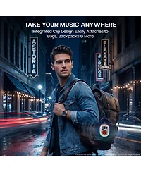 Miller Lite Backpack Clip Bluetooth Speaker and Fm Radio