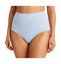 Lands' End Women's High Rise Full Coverage Brief Soft Essential Everyday 3 Pack Panties