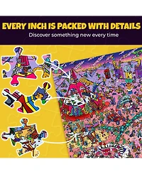Quokka 1000 Piece Jigsaw Puzzle for Adults Set of 3 - Desert Whirl, Galactic Tails, Hotel Wildeluxe with Audio Story and 321 Secrets Each