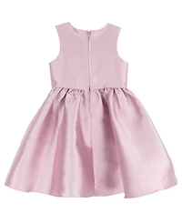 Rare Editions Girls' 7-16 Solid Mikado Drop Waist Dress
