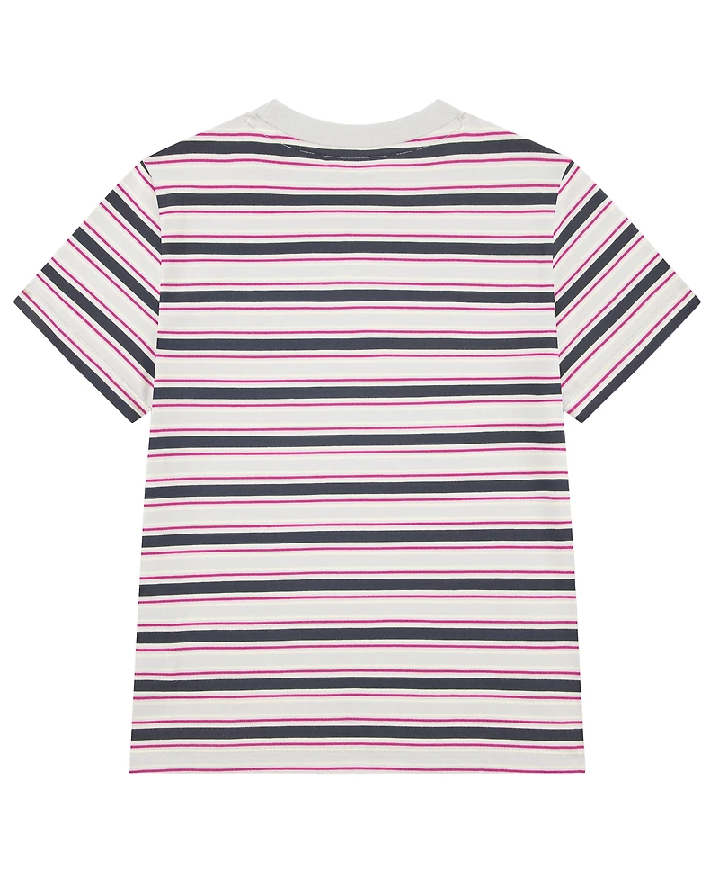 Lacoste Boys' 10-16 Short-Sleeve Icon Striped T-Shirt