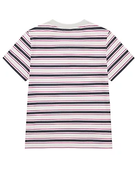 Lacoste Boys' 10-16 Short-Sleeve Icon Striped T-Shirt