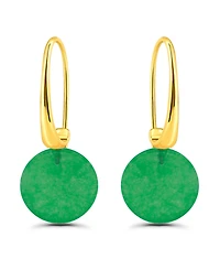 Macy's Genuine Howlite Chrysocolla Tear Drop on Hardwire Fishhook Closure Earrings