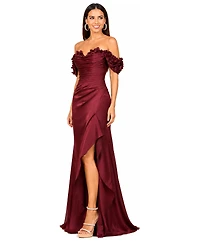 Lara Women's Off Shoulder Crepe Gown
