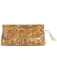 Sam Edelman Poppy Oversized Medium Leather Clutch Handbag