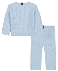 Tommy Hilfiger Baby Boys' Long-Sleeve Cardigan and Pants, 2-Piece Set