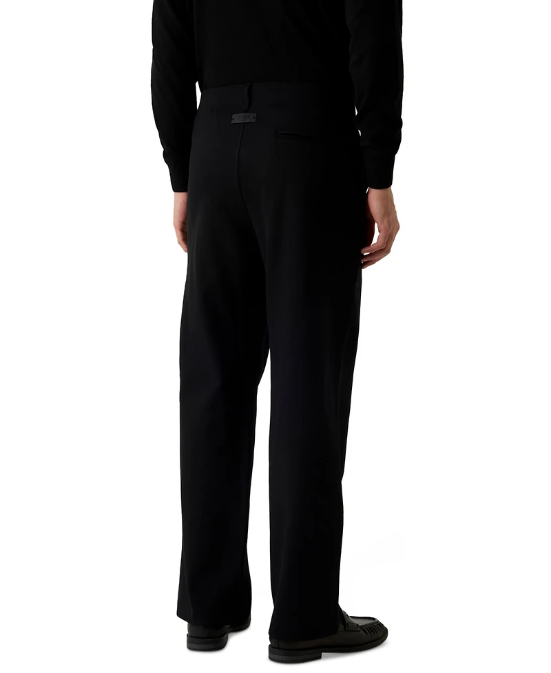 Guess Men's Diagonal Relaxed-Fit Dress Pants