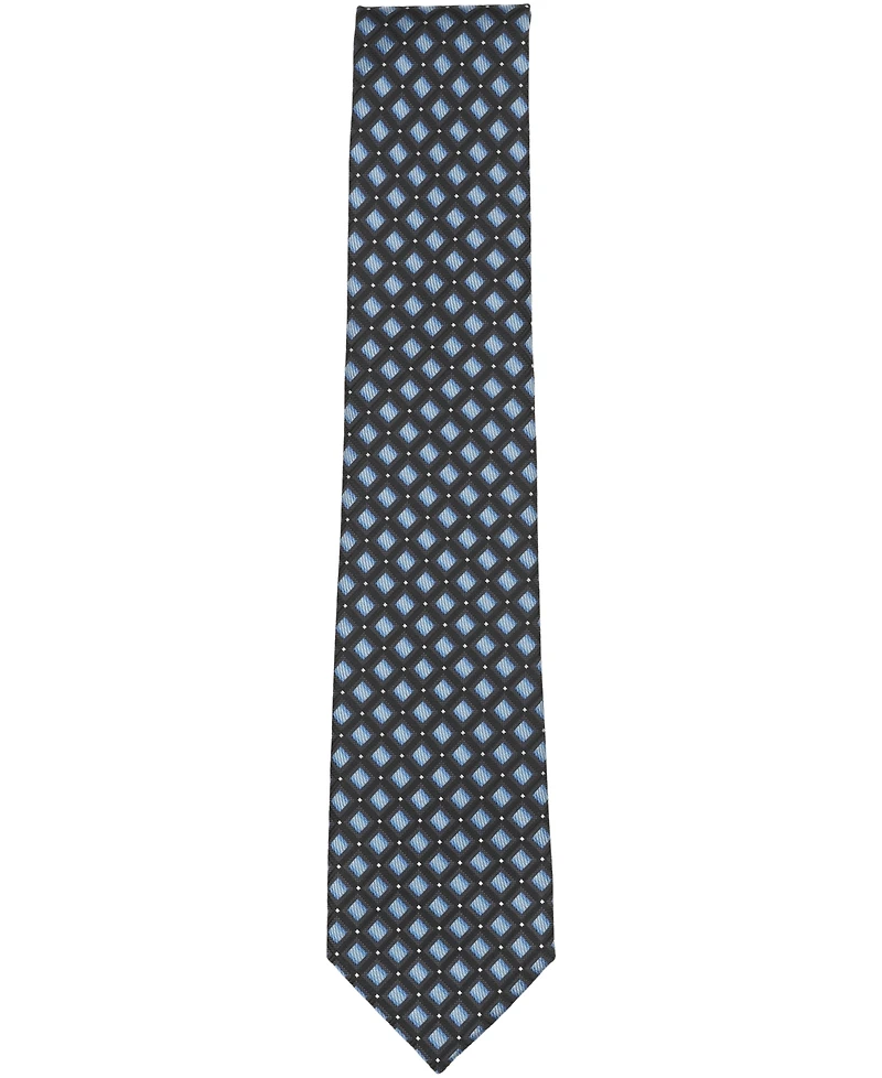 Perry Ellis Men's Machin Grid Classic Tie